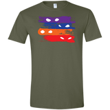 T-Shirts Military Green / S Ninja Flag Men's Semi-Fitted Softstyle