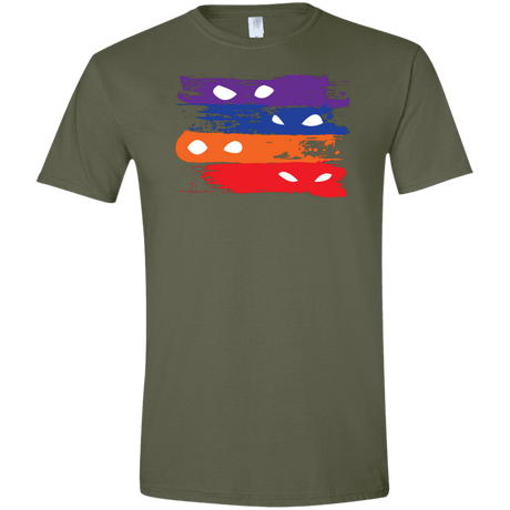 T-Shirts Military Green / S Ninja Flag Men's Semi-Fitted Softstyle
