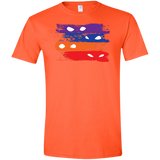 T-Shirts Orange / S Ninja Flag Men's Semi-Fitted Softstyle