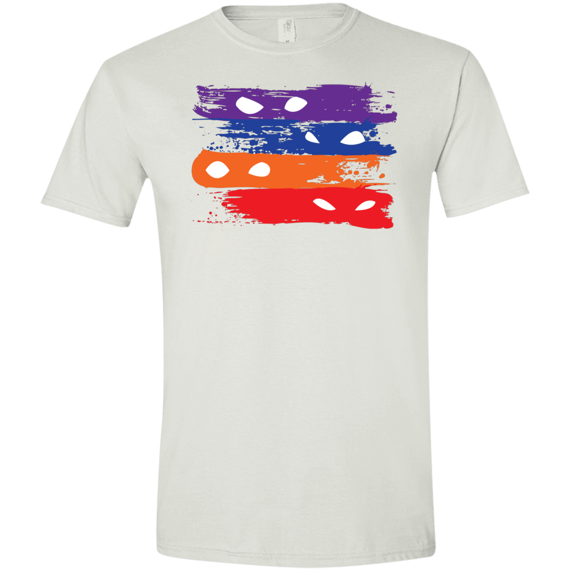 T-Shirts White / X-Small Ninja Flag Men's Semi-Fitted Softstyle