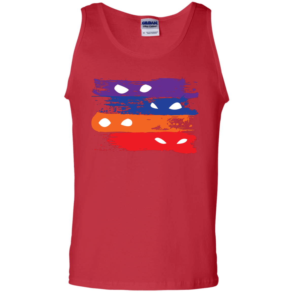 T-Shirts Red / S Ninja Flag Men's Tank Top