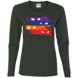 T-Shirts Forest / S Ninja Flag Women's Long Sleeve T-Shirt