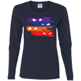 T-Shirts Navy / S Ninja Flag Women's Long Sleeve T-Shirt