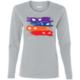 T-Shirts Sport Grey / S Ninja Flag Women's Long Sleeve T-Shirt