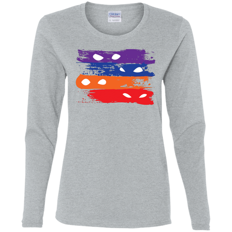 T-Shirts Sport Grey / S Ninja Flag Women's Long Sleeve T-Shirt