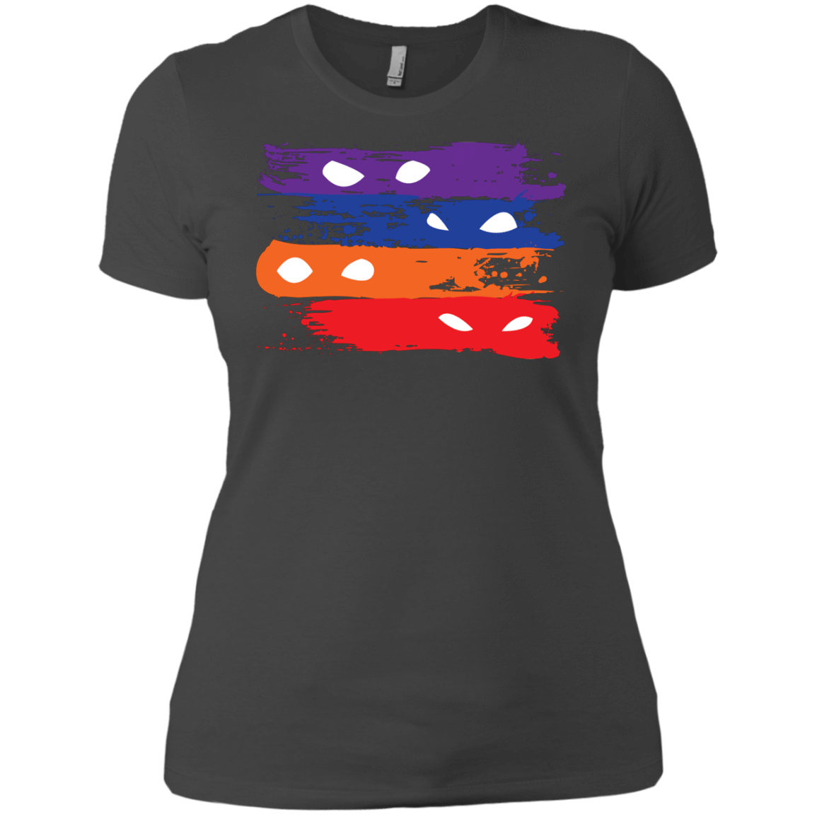 T-Shirts Heavy Metal / X-Small Ninja Flag Women's Premium T-Shirt