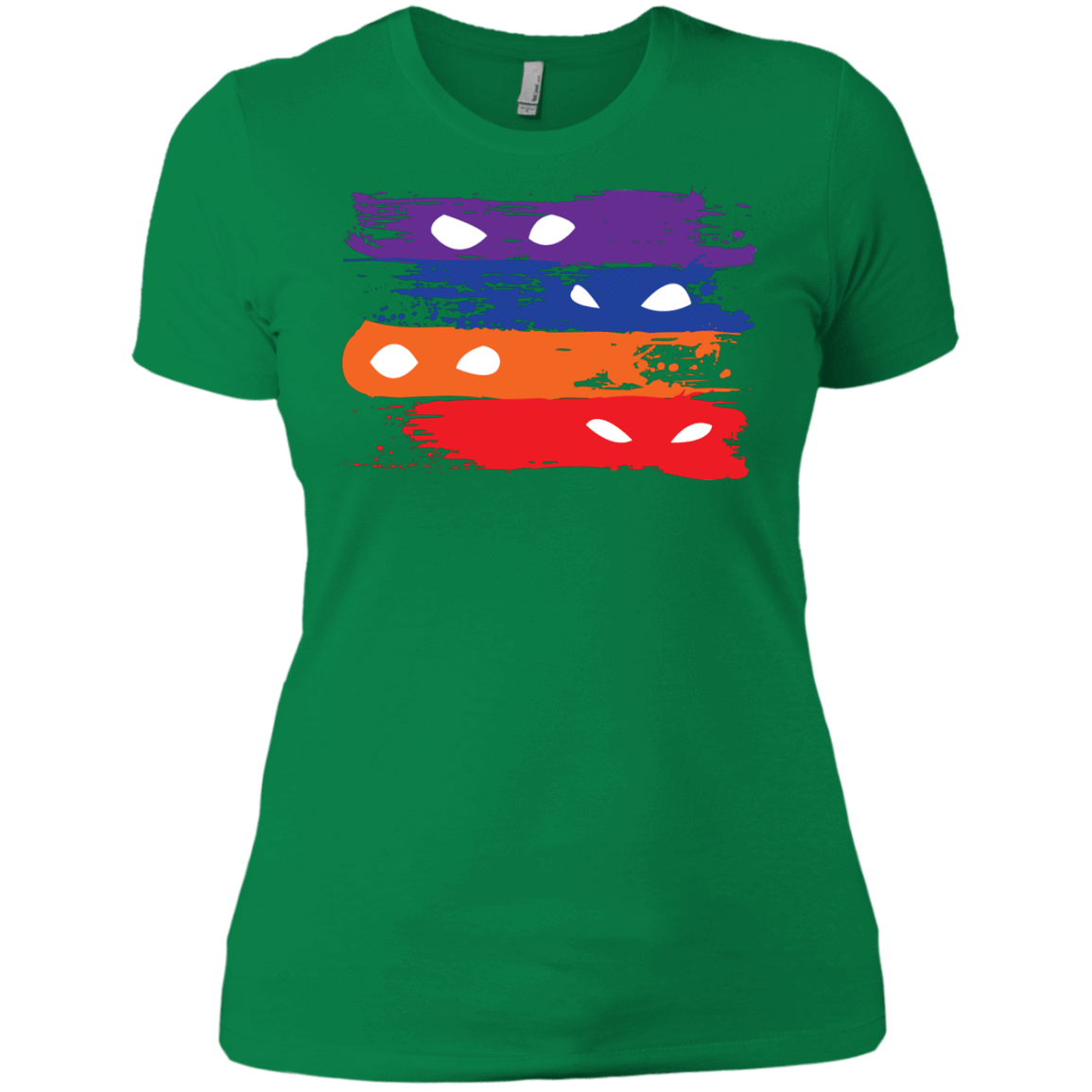 T-Shirts Kelly Green / X-Small Ninja Flag Women's Premium T-Shirt