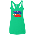 T-Shirts Envy / X-Small Ninja Flag Women's Triblend Racerback Tank