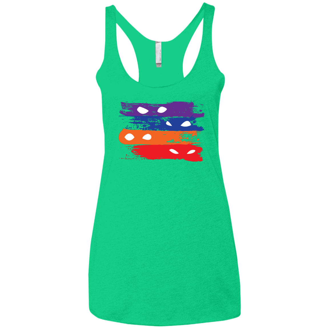 T-Shirts Envy / X-Small Ninja Flag Women's Triblend Racerback Tank