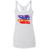 T-Shirts Heather White / X-Small Ninja Flag Women's Triblend Racerback Tank