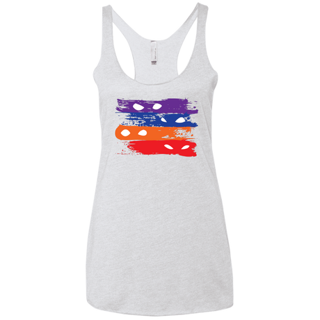 T-Shirts Heather White / X-Small Ninja Flag Women's Triblend Racerback Tank