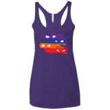 T-Shirts Purple Rush / X-Small Ninja Flag Women's Triblend Racerback Tank