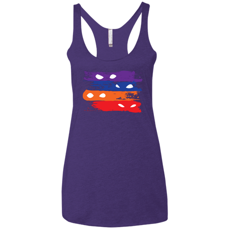 T-Shirts Purple Rush / X-Small Ninja Flag Women's Triblend Racerback Tank