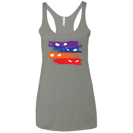 T-Shirts Venetian Grey / X-Small Ninja Flag Women's Triblend Racerback Tank