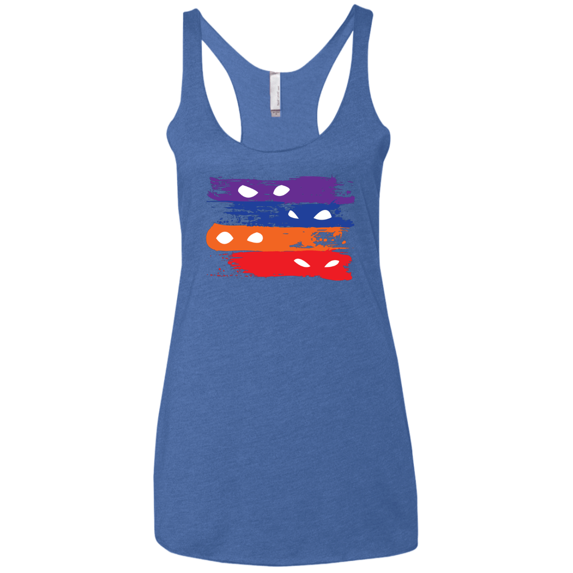 T-Shirts Vintage Royal / X-Small Ninja Flag Women's Triblend Racerback Tank