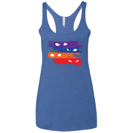 T-Shirts Vintage Royal / X-Small Ninja Flag Women's Triblend Racerback Tank