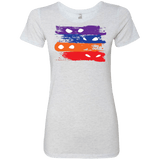 T-Shirts Heather White / S Ninja Flag Women's Triblend T-Shirt