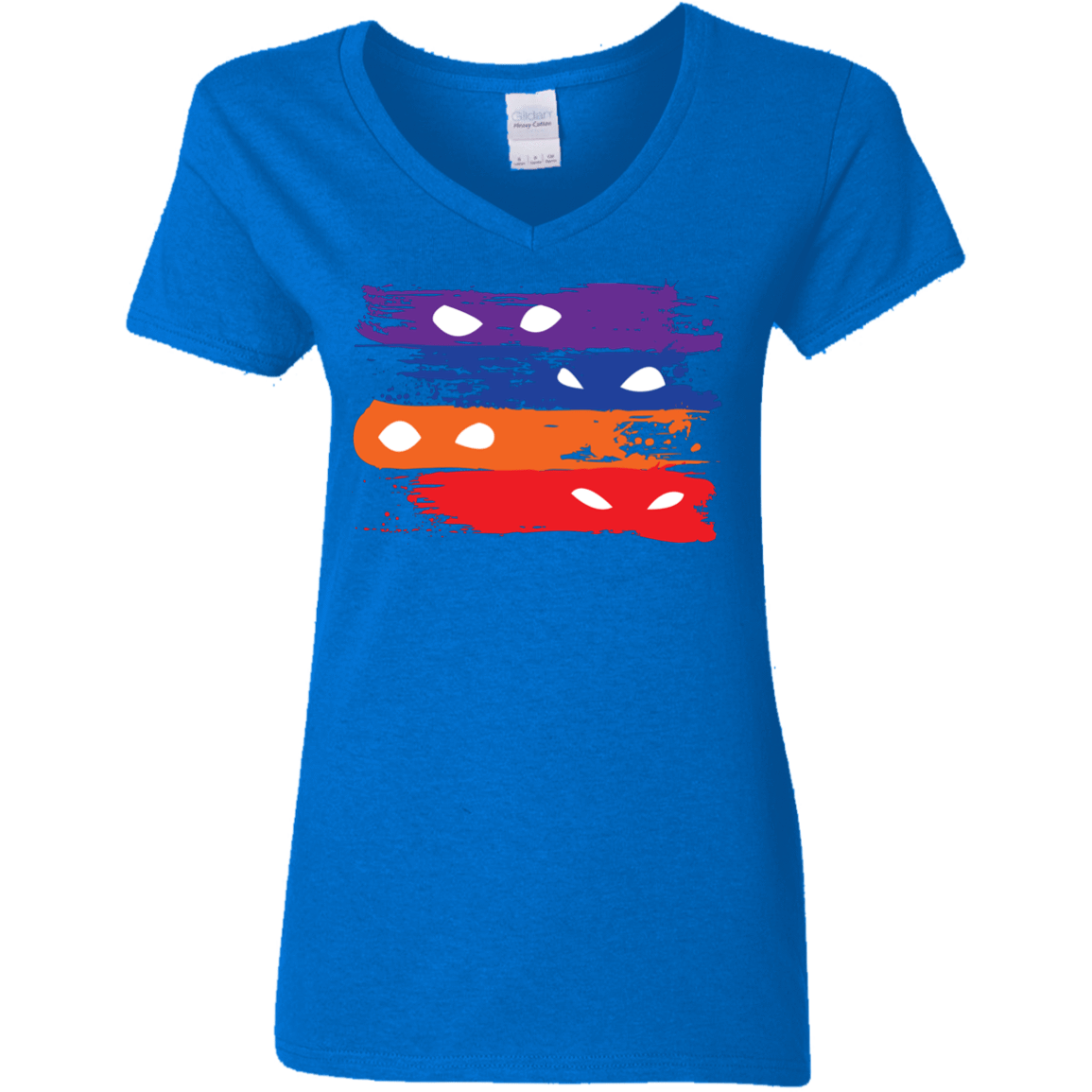 T-Shirts Royal / S Ninja Flag Women's V-Neck T-Shirt