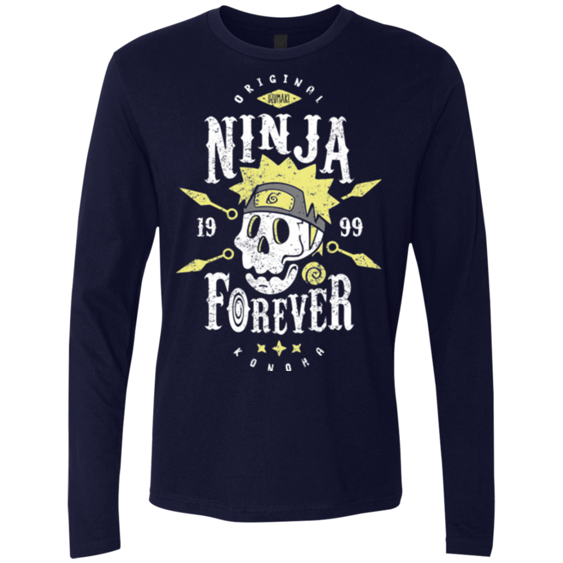 T-Shirts Midnight Navy / Small Ninja Forever Men's Premium Long Sleeve