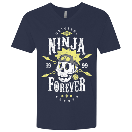 T-Shirts Midnight Navy / X-Small Ninja Forever Men's Premium V-Neck