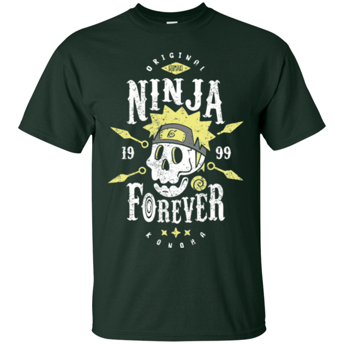 T-Shirts Forest Green / Small Ninja Forever T-Shirt