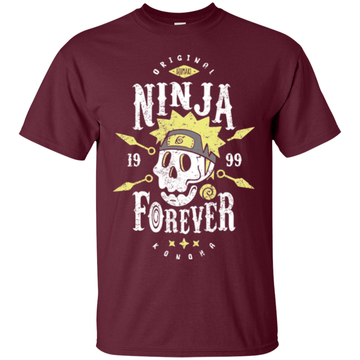 T-Shirts Maroon / Small Ninja Forever T-Shirt