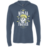 T-Shirts Indigo / X-Small Ninja Forever Triblend Long Sleeve Hoodie Tee