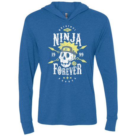 T-Shirts Vintage Royal / X-Small Ninja Forever Triblend Long Sleeve Hoodie Tee