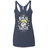 T-Shirts Vintage Navy / X-Small Ninja Forever Women's Triblend Racerback Tank