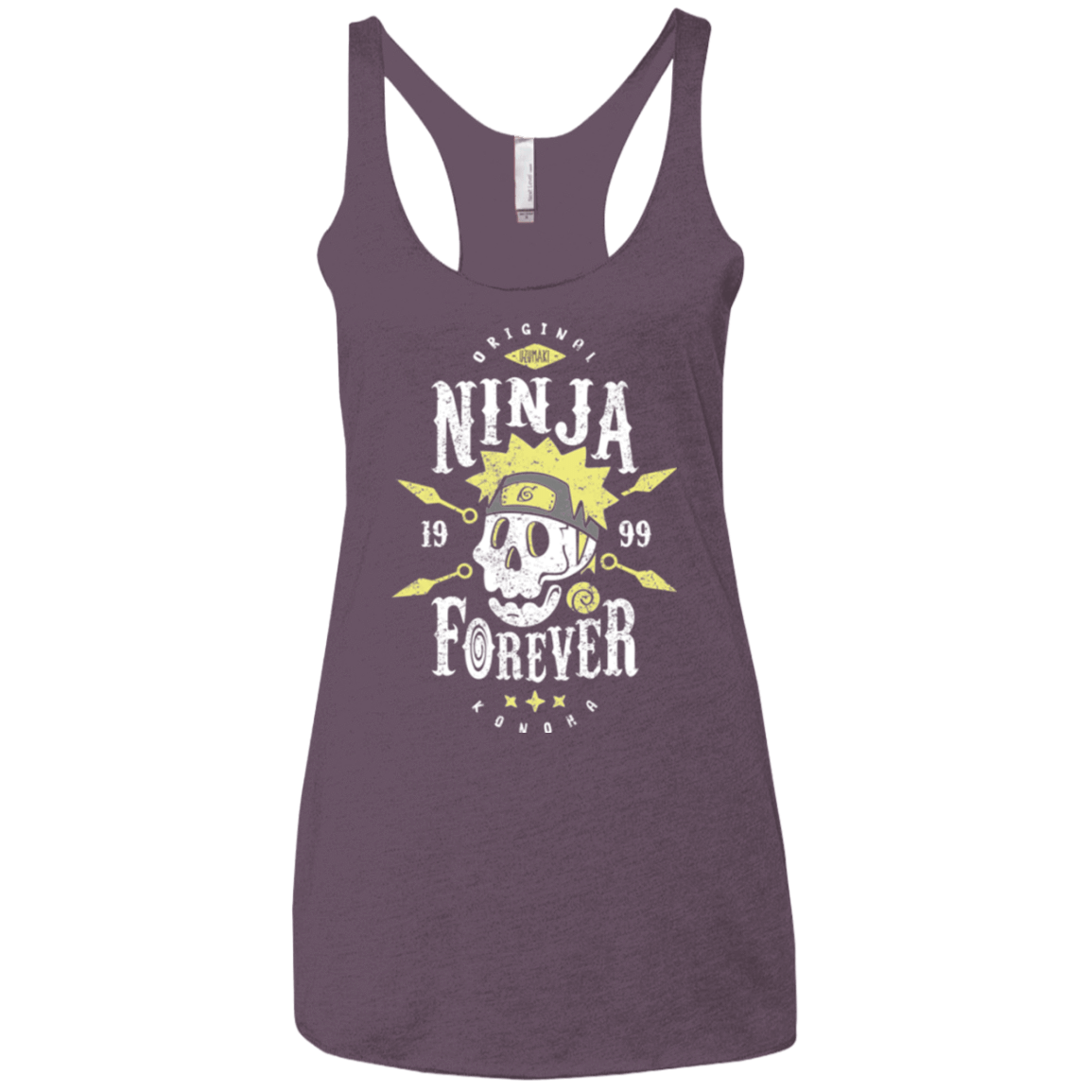 T-Shirts Vintage Purple / X-Small Ninja Forever Women's Triblend Racerback Tank