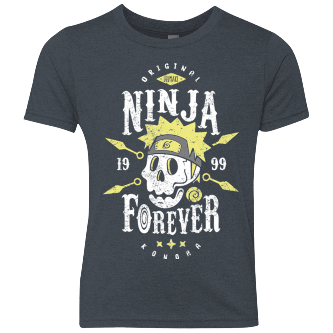 T-Shirts Vintage Navy / YXS Ninja Forever Youth Triblend T-Shirt
