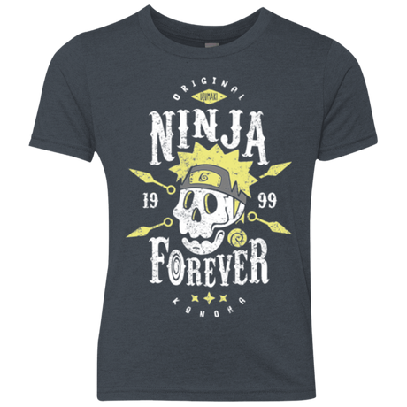 T-Shirts Vintage Navy / YXS Ninja Forever Youth Triblend T-Shirt