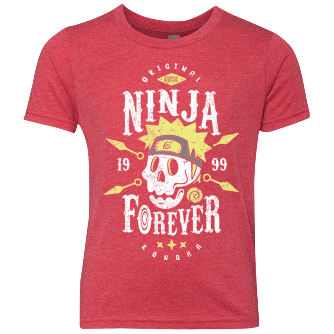 T-Shirts Vintage Red / YXS Ninja Forever Youth Triblend T-Shirt