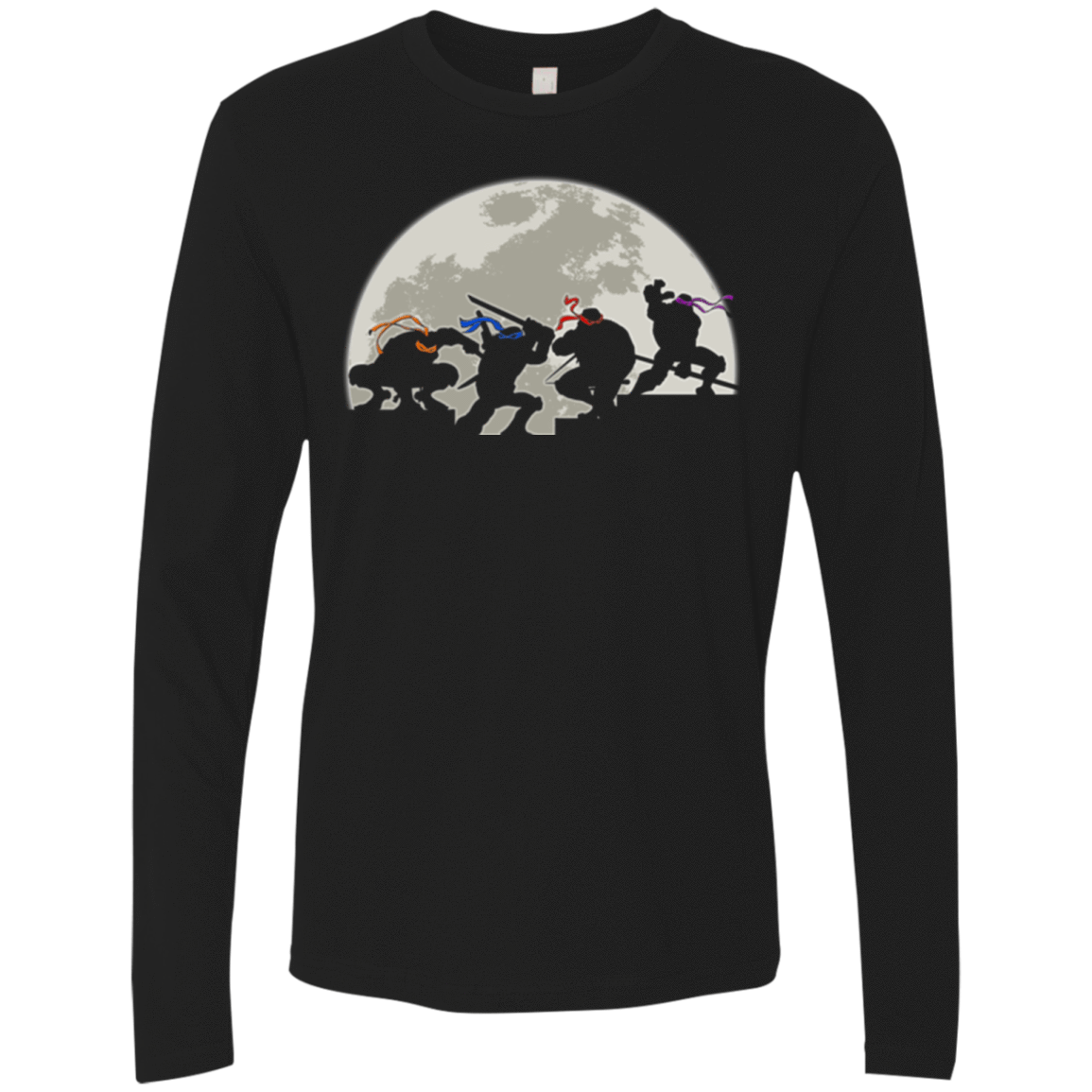 T-Shirts Black / Small Ninja Men's Premium Long Sleeve