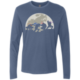 T-Shirts Indigo / Small Ninja Men's Premium Long Sleeve