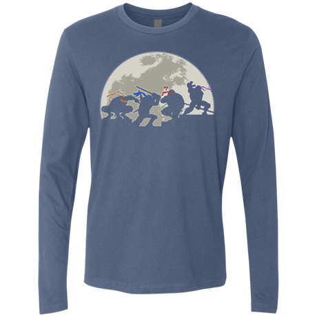 T-Shirts Indigo / Small Ninja Men's Premium Long Sleeve