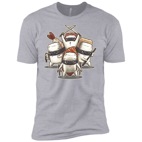 T-Shirts Heather Grey / YXS Ninja Sushi Boys Premium T-Shirt