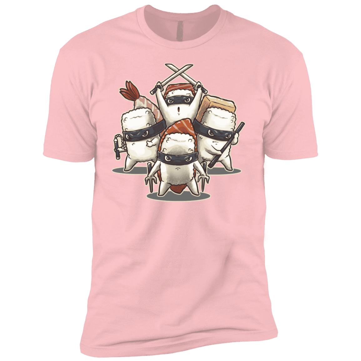 T-Shirts Light Pink / YXS Ninja Sushi Boys Premium T-Shirt