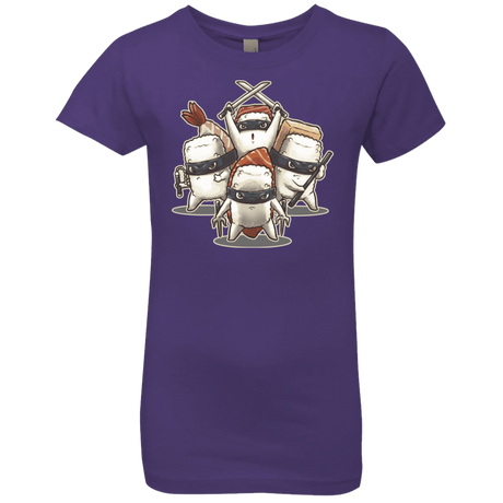 T-Shirts Purple Rush / YXS Ninja Sushi Girls Premium T-Shirt