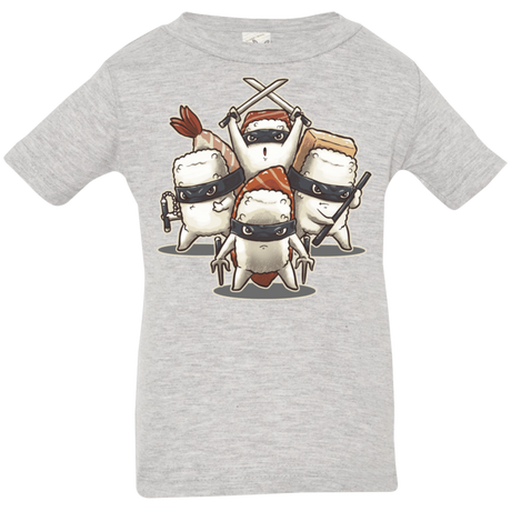 T-Shirts Heather Grey / 6 Months Ninja Sushi Infant Premium T-Shirt