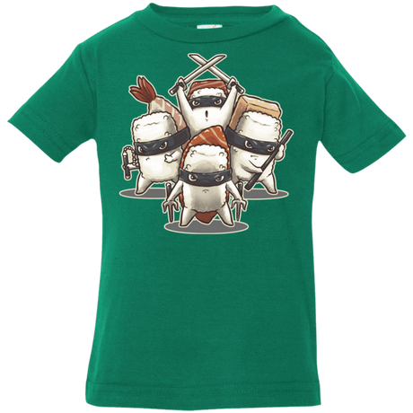 T-Shirts Kelly / 6 Months Ninja Sushi Infant Premium T-Shirt