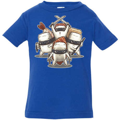 T-Shirts Royal / 6 Months Ninja Sushi Infant Premium T-Shirt