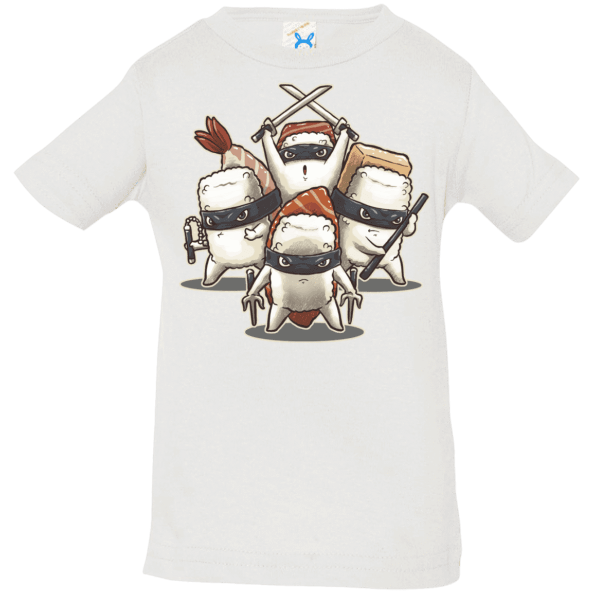 T-Shirts White / 6 Months Ninja Sushi Infant Premium T-Shirt