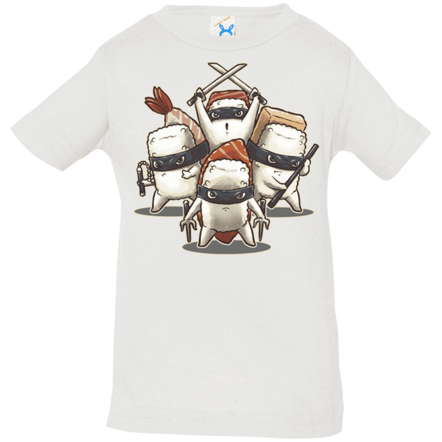 T-Shirts White / 6 Months Ninja Sushi Infant Premium T-Shirt
