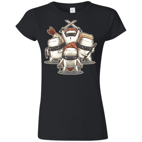 T-Shirts Black / S Ninja Sushi Junior Slimmer-Fit T-Shirt