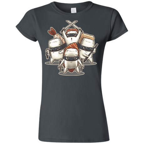 T-Shirts Charcoal / S Ninja Sushi Junior Slimmer-Fit T-Shirt