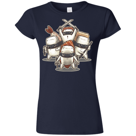 T-Shirts Navy / S Ninja Sushi Junior Slimmer-Fit T-Shirt