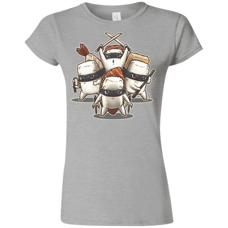 T-Shirts Sport Grey / S Ninja Sushi Junior Slimmer-Fit T-Shirt