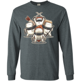T-Shirts Dark Heather / S Ninja Sushi Men's Long Sleeve T-Shirt
