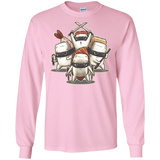 T-Shirts Light Pink / S Ninja Sushi Men's Long Sleeve T-Shirt